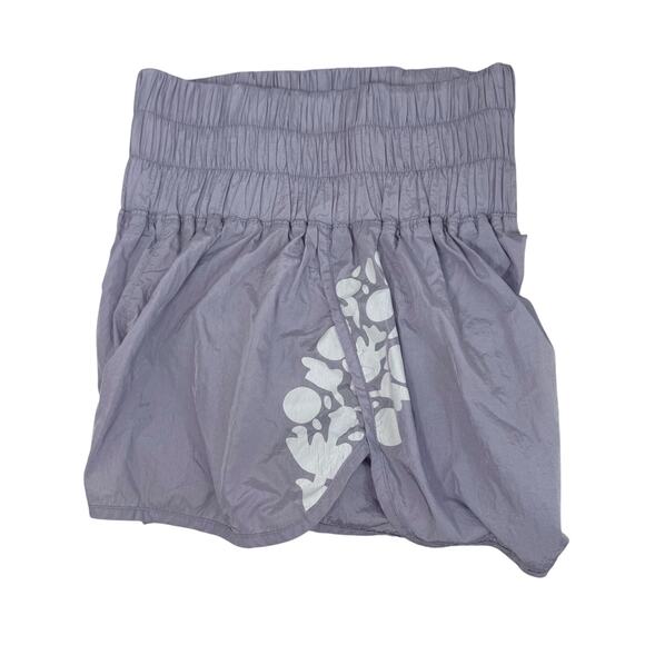 Free People The Way Home Logo Shorts purple size M runner - Picture 5 of 6